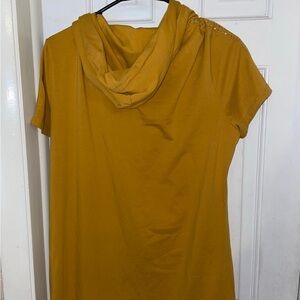 Calvin Klein Athketic hoodie dress with sequins